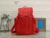 Classic Luxury mens backpack bags EMBOSSING Leather bookbags fashion designer backpacks women back pack School shoulder bag canvas handbag parachute fabric