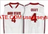 Personalizzato Uomini Giovani donne Vintage # 4 Aaron Craft Ohio State Buckeyes College Basketball Jersey S-4XL 5XL personalizzato qualsiasi nome numero maglia