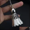 Key Rings Keychain Souvenirs Ball Keyrings Badminton Football Basketball Ring Charm Holder Men Women Gifts Fashion Jewelry Chain For Dh82B