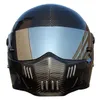 Casques de moto en fibre de carbone ATV-6 Casque intégral Motocross Racing Homme Femme Et LOriginal ECE Approuvé Pare-soleil multicolore