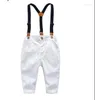 Clothing Sets Top And Boys Gentleman Autumn Kids Formal Suits Long Sleeve Shirt Suspenders Trousers Casual Boy Clothes