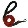 Dog Collars Durable Collar And Leash Set Nylon Dogs For Large Small Accessories Fashion Rope Sponge Handle Outdoor