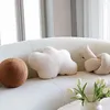 Yastık zarif bulut yumuşak dekoratif yıkanabilir peluş bebek doldurulmuş