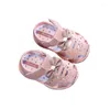 Första Walkers Girl Shoes Non-Slip Soft Kid Toddler Baby Summer Princess Sandaler Stängda tå barn Barnflickor strand SBA010