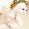 Chien vêtements 2023 qualité pour animaux de compagnie vêtements drôle vêtements pour animaux mignon Costume Bichon chemise dessin animé combinaison