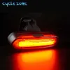 s 200 LM Fanale posteriore Impermeabile Equitazione Posteriore Led Usb Ricaricabile Mountain Bike Ciclismo Lampada di coda Lampada per bicicletta Luce 0202