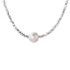 Natural Freshwater Pearl Necklace &Pendant 925 Stelring Silver Necklaces for Women Wedding Party Gifts