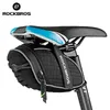 Panniers S rockbros cykling sadelpåse baksäte 3D skal regntät reflekterande stötsäker cykelväska mtb cykeltillbehör 0201