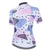 Racing Jackets 2023 Team Summer Short Sleeve Cycling Jersey Women Sport Bike Mujer Bicycle Clothing