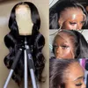 Luvin 250％Body Wave 13x6 HD Transparente Lace Front Wig 13x4 Frontal Human Hair Brazilian Bob Closure Wigs for Women