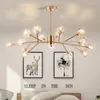 Chandeliers Modern Pendant Lights Chandelier Personality Ceiling Lamp Dining Room Bedroom Crystal Luxury Lighting Fixture