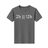 Men's T Shirts Printed Tshirt Fashion To Be Or Not Programming Edition Top Mens Loose Customization Tees