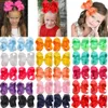 Hair Clips Barrettes 30 Pcs 6 Inch Bows for Girls Big Grosgrain 15pairs 6" Alligator For Teens Kids Toddlers 230202