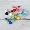 Navel Bell -knop Rings Matte Ball Belly Piercing Colorf Ring Bar Roestvrij staal Stud Women Sexy Body Jewelry 2479 Y2 Drop Lever Dhnwq