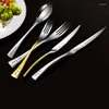 Dinnerware Sets Western Steak Cutlery Tableware Delicate Luxury Gift Kitchen Gadget Household Couverts De Table KC50TZ