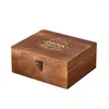 Storage Bottles Wooden Wine Cup Box Bottle Packing Gift Set Double