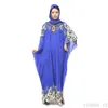 Vêtements ethniques Hijab Kaftan Tesettur Elbise O Neck Robes musulmanes Plus Size Abaya Dubai Vêtements pour femmes Caftan Rayon Cotton Robe de prière