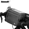 Panniers S Rhinowalk Bike Lojing Isollebar Isollo Multifunction Bicycle Front Tube Saco com tira de toque Strapra de caça de ombro 0201