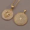 Pendant Necklaces Punk 2023 Gold Color Leopard Head Necklace Hip Hop Zircon Choker Street Style Cool Animal Metal Jewery