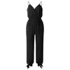 Kvinnors jumpsuits Rompers PlaySuit Women Sleeveless Rompers Jumpsuit Loose Baggy Byxor Overalls Pants Backless V-hals Casual Floral Clubwear 230203