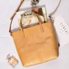 Evening Bags First Layer Veg-taned Leather Designer Women Handbag Vintage High Quality Shoulder Bag