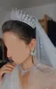 Jóias para cabelos de casamento Asnora Europeias e American Lindas coroas de cristal tiaras aaa cuba cúbica zirconia cocar faixa para a cabeça 230202