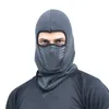 Bérets Masque à vélo Masque extérieur hiver chaud Bicycle d'escalade Ski Ski Filtre Thermal Fleep Thermal Balaclava Head Protector