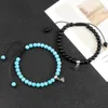 Strand 2pcs / set Couple Distance Matching Bracelets Amant Magnétique Relation Preuve D'amour Milacan Bijoux Cadeaux