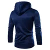 Survêtements pour hommes Mode Hommes Costumes Automne Hiver Zipper Hoodies et pantalons de survêtement Casual Pull à capuche Sport Fleece Warm Jogging 230203