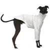 Vêtements pour chiens Vêtements de petite et moyenne taille Couleur unie Chemise à col haut Accessoires pour pull lévrier