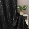 Curtain 1Pc Fashion Meteor Polyester Window Blackout Grommet Top Living Room Bedroom Drape Home Decoration