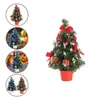 Dekoracje świąteczne małe drzewo specjalne wielkie efekt wizualny sztuczny uroczy łatwy w utrzymaniu mini sosny