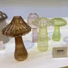 Wazony nordycki grzyb szklany wazon kreatywny hydroponika butelka