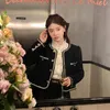 Kvinnor jackor vintage jacka koreansk mode svart chic kontor damer casual elegant långärmad singelbröst kappa kvinnlig blazer 230203