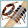 Charm armband charm f￶r kvinnor m￤n justerbar manschett armband mens casual smycken v￤n l￤der droppleverans dhjln