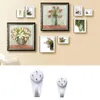 Hooks Rails 10st/Pack Plastic Painting Po Frame Multi-Function Invisible Wall Mount Picture Nail Mirror Hanging Hanger