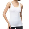 Maillots de bain pour femmes Vêtements d'été pour femmes Bottoming Slim-fit Vest sans manches Pure Color Blouse U Shape Tank Top Ropa Mujer Roupas Femininas #