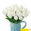 Künstliche Tulpenblume, PU-Tulpenstrauß, Blumen für Party, Zuhause, Hochzeit, Geburtstag, Weihnachten, Dekoration, Geschenk