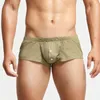 Underpants Boxershorts Mens Sexy Shorts U Convex Pouch Underwear Soft Boys 2023 Boxers Briefs Trunks Button Low Rise