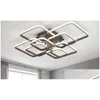 Taklampor modern LED -ljuskrona med fj￤rrkontroll akryl f￶r vardagsrum sovrum hem droppleverans belysning inomhus dhnzt