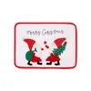 Tovagliette Tovaglietta natalizia carina Tovaglietta senza volto Tappetino isolante termico allegro per la decorazione del ristorante di casa PLYED889