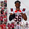 Abbigliamento da football americano universitario Maglia da calcio cucita personalizzata Ball State Cardinals Rico Barfield Kyle King Qian Magwood Amir Abdur-Rahman Damon Kaylor Chayce Bis