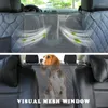 Dog Car Seat Covers Pets Travel Mat With Zipper And Pocket Cover Waterproof Pet Transport Carrier Backseat Hammock Protector