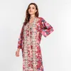 Roupas étnicas Oriente Médio 2023 Doce Longo Bordado Abaya Dubai Dresses Muçulmanos Mulheres Islâmicas Abayas para Turco