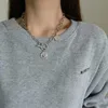 Correntes colar vintage na cadeia de pescoço Mulheres juntas de camadas de camadas para mulheres roupas estéticas presentes de moda de moda colares