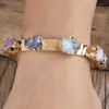 Strand RH Fashion Jewelry Bracelet à breloque Druzy 5 couleurs pour cadeau de festival de femmes