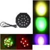 Par Light Big Led Stage 18x3W 54W 85265V Hoog vermogen RGB -verlichting met DMX 512 Master Slave Flat DJ Controller Drop Delivery Lights DHGTV