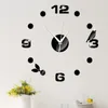 Wall Clocks 2023 Quartz Fashion Watches Real Big Clock Rushed Mirror Sticker DIY Modern Design Decor Relogio Parede