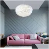 H￤ngslampor fj￤derljus hanglamp lampa nordisk design lyster vintage loft dekor matsal k￶k hemljus fixturer led droppe dhyrj