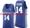 Kentucky Wildcats Tyler Herro #14 Koszulka koszykówki College Size S-4xl 5xl Custom Dowolne Numer Numer Jersey